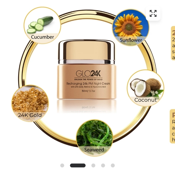 GLO24K Recharging 24K PM Night Cream - Picture 4 of 5